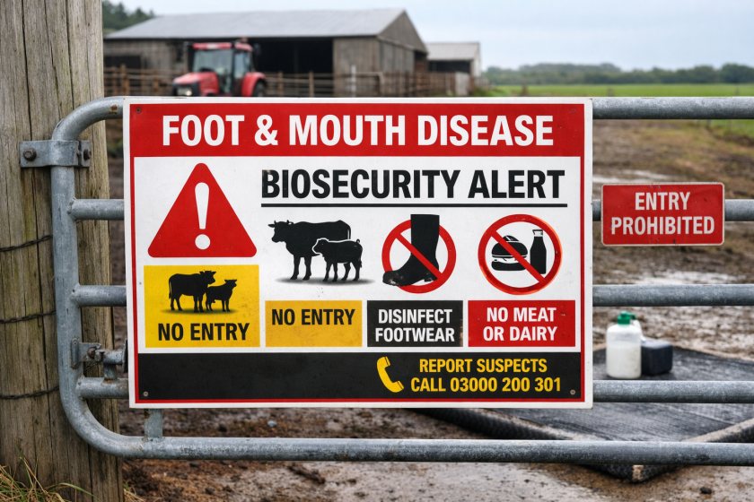 UK strengthens biosecurity after foot-and-mouth disease outbreak confirmed in Cyprus