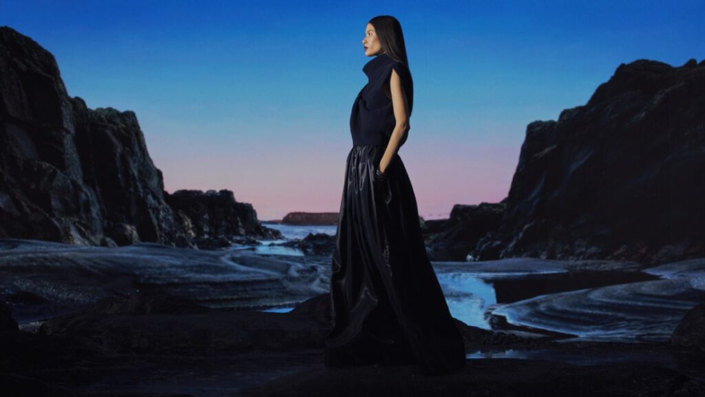 Designer Kate Burton collaborates with IBM and Fiducia AI for NYFW presentation