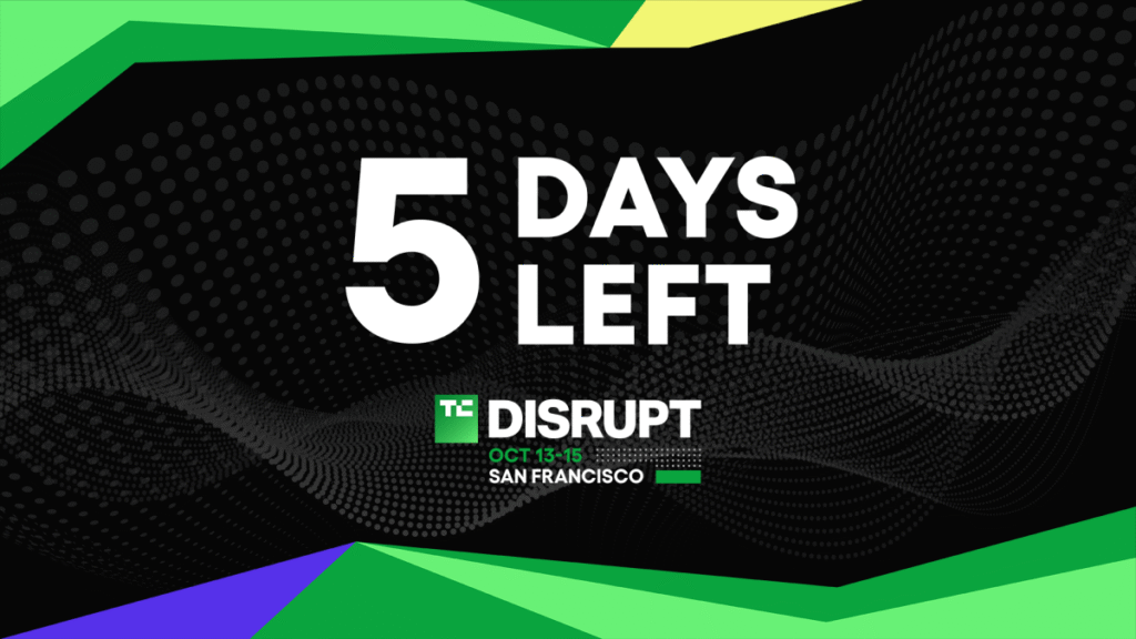 5 days left until 2026 Disrupt rates are locked in at their lowest levels