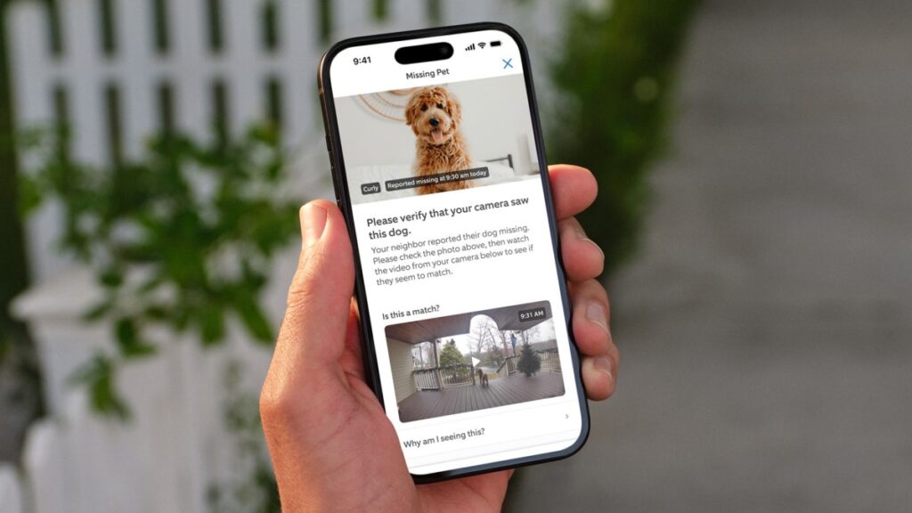 Ring now offers “Search Party” feature to help find lost dogs even if you don’t own a Ring camera